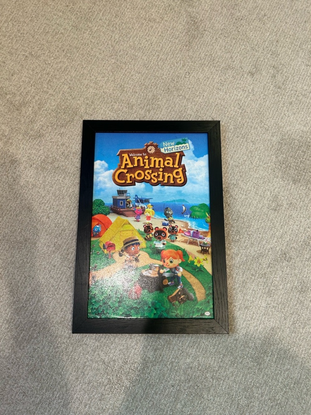 Nintendo Animal Crossing Wall Art - Blue, Green, Yellow, Brown